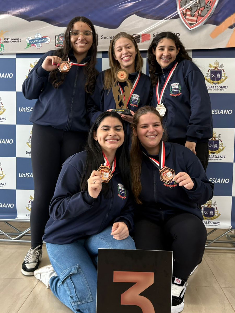 Equipe Feminina de Damas leva Bronze nos Jogos Regionais de Lins 🥉🥉🥉